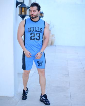  تاپ شلوارک مردانه مدل Bulls 