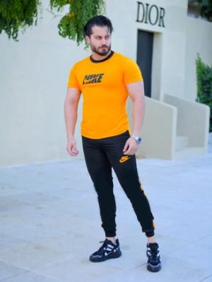 تیشرت شلوار Alba (زرد) 