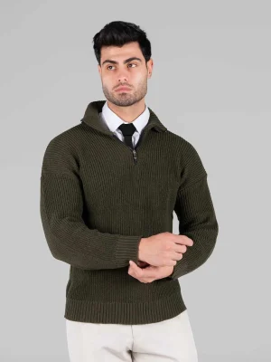 بافت مردانه نیم زیپ