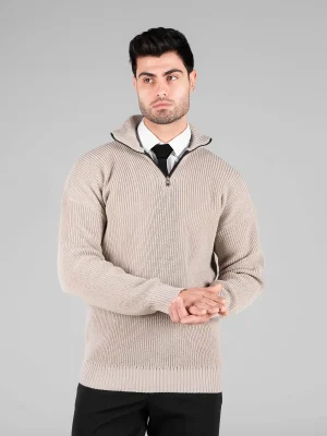 بافت مردانه نیم زیپ