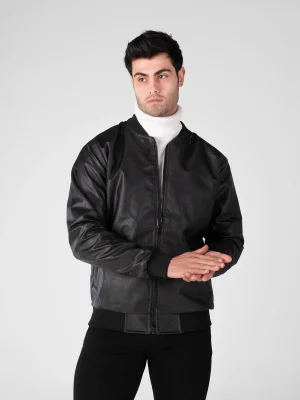 کاپشن اسپرت چرم