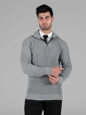 بافت مردانه نیم زیپ